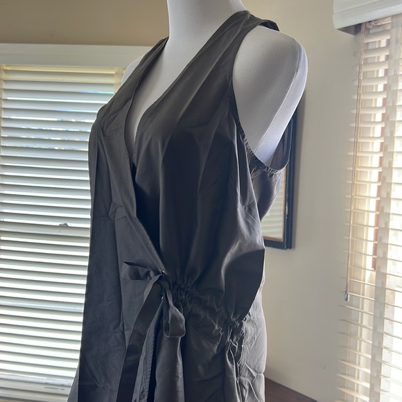 Brochu Walker Side-tie Wrap Dress (cotton/poly blend) - Picture 3 of 7